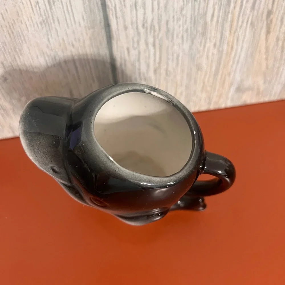 Vintage Normanton Ceramic Dolphin Creamer Pitcher Gray White Nautical Souvenir